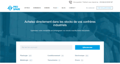 Desktop Screenshot of pro-spare.com